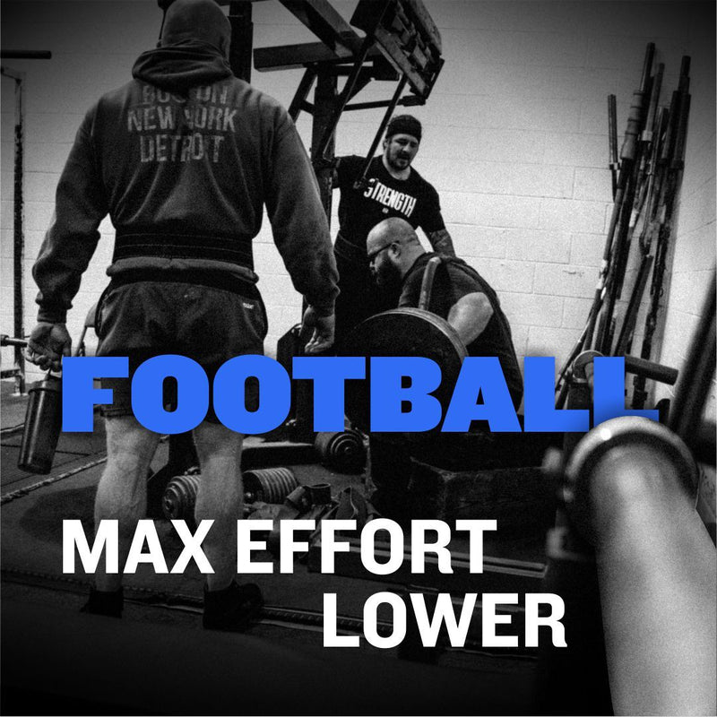 WSBB Blog: Max Effort Lower Exercises for Football Players